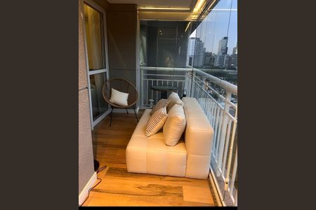 Varanda de apartamento à venda com 2 quartos, 64m² em Brooklin, São Paulo