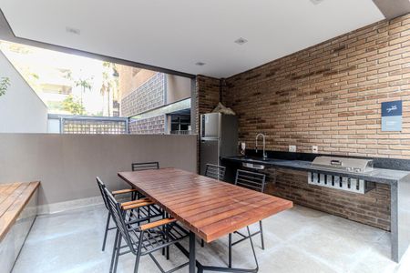 Churrasqueira de kitnet/studio para alugar com 1 quarto, 24m² em Higienópolis, São Paulo
