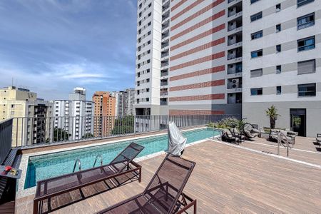 Área comum - Piscina de apartamento à venda com 1 quarto, 45m² em Chácara Klabin, São Paulo
