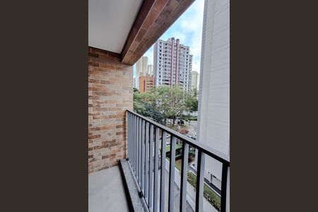 Varanda do Quarto de apartamento à venda com 1 quarto, 45m² em Chácara Klabin, São Paulo