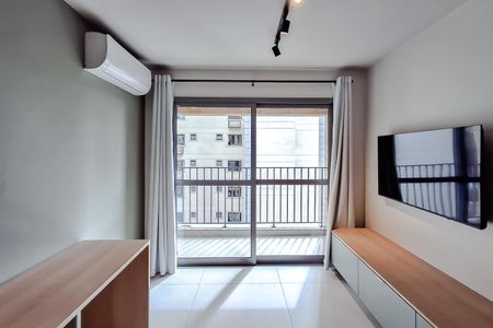 Sala de apartamento à venda com 1 quarto, 45m² em Chácara Klabin, São Paulo