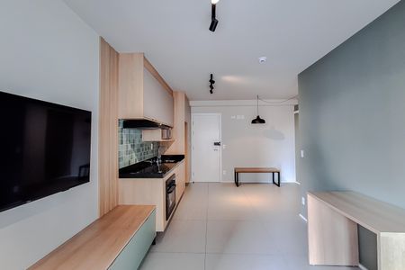 Sala de apartamento à venda com 1 quarto, 45m² em Chácara Klabin, São Paulo