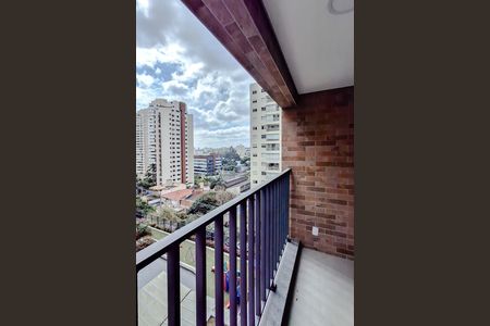 Varanda da Sala de apartamento à venda com 1 quarto, 45m² em Chácara Klabin, São Paulo