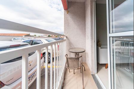 Varanda da Sala de apartamento à venda com 3 quartos, 60m² em Vila Homero Thon, Santo André