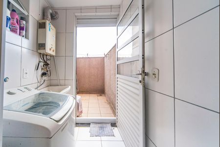 Área de Serviço de apartamento à venda com 3 quartos, 60m² em Vila Homero Thon, Santo André