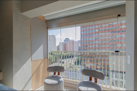 Varanda de kitnet/studio para alugar com 1 quarto, 22m² em Vila Mariana, São Paulo