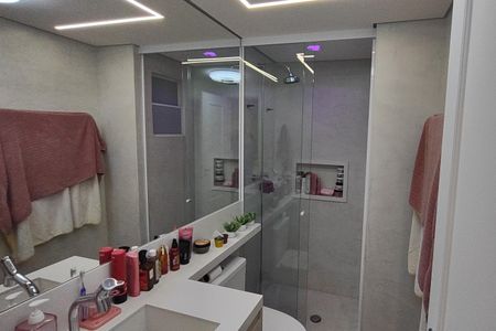 Banheiro da Suíte 1 de apartamento à venda com 3 quartos, 156m² em Santa Paula, São Caetano do Sul