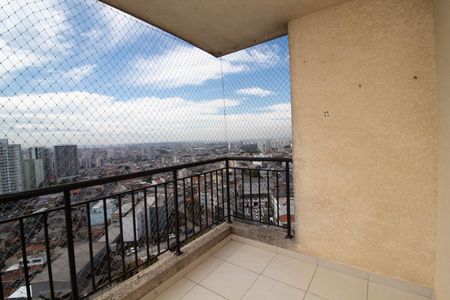 Varanda da Sala de apartamento para alugar com 3 quartos, 77m² em Picanço, Guarulhos
