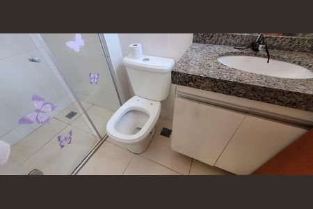 banheiro suite de apartamento para alugar com 3 quartos, 136m² em Jardim Brasilia, Betim