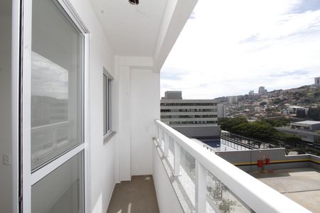 Varanda da Sala de apartamento à venda com 2 quartos, 54m² em Estoril, Belo Horizonte