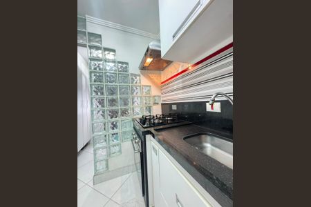 Cozinha de apartamento à venda com 2 quartos, 74m² em Vila Eldizia, Santo André