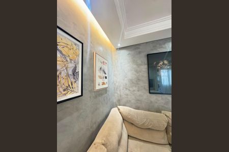 Sala de apartamento à venda com 2 quartos, 74m² em Vila Eldizia, Santo André