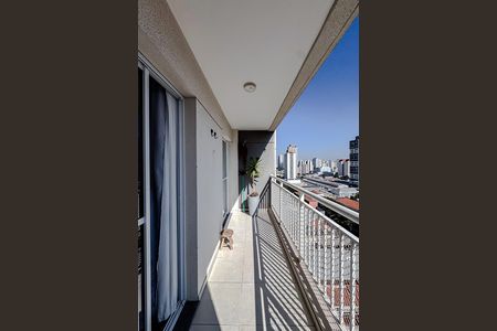 Varanda da Sala de apartamento para alugar com 1 quarto, 49m² em Mooca, São Paulo