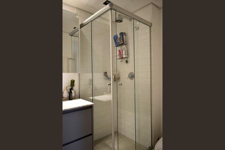 Banheiro da Suíte de apartamento para alugar com 1 quarto, 44m² em Jardim Paulista, São Paulo