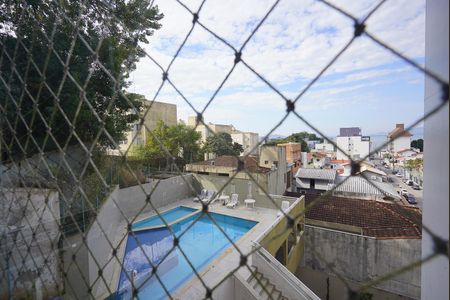 Sala - vista de apartamento para alugar com 3 quartos, 101m² em Coqueiros, Florianópolis