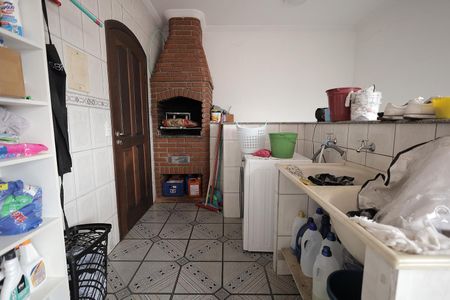Área de Serviço de casa à venda com 3 quartos, 420m² em Campestre, Santo André