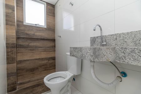 Banheiro Social de apartamento à venda com 2 quartos, 50m² em Rio Branco, Belo Horizonte