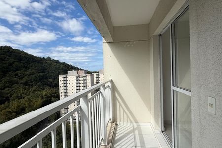 Varanda  de apartamento para alugar com 2 quartos, 65m² em Morro Nova Cintra, Santos
