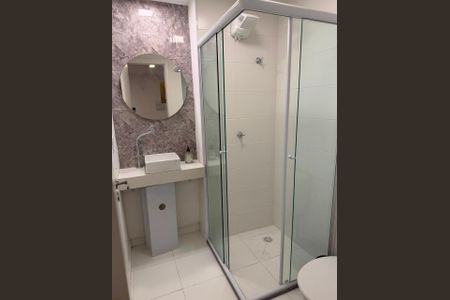 Banheiro de apartamento para alugar com 1 quarto, 25m² em Barra Funda, São Paulo