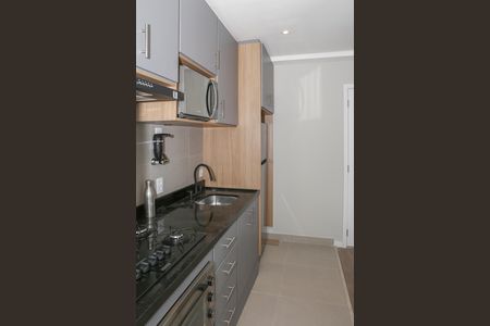 Cozinha de apartamento para alugar com 2 quartos, 42m² em Barra Funda, São Paulo