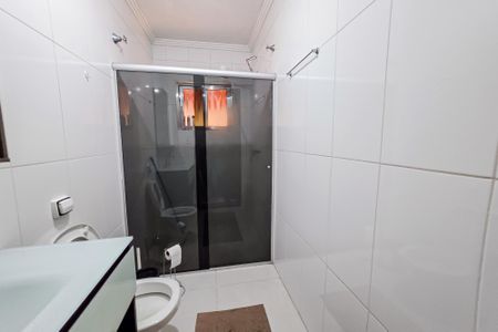 Banheiro da Suíte de casa para alugar com 3 quartos, 125m² em Jardim Santo Antônio, Santo André