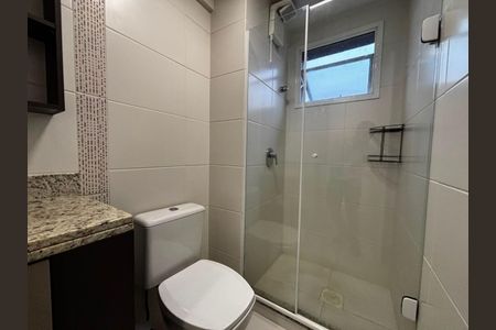 Apartamento para alugar com 60m², 1 quarto e 1 vaga Apartamento para alugar com 60m², 1 quarto e 1 vagaBanheiro social