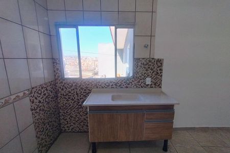 Sala/Cozinha/Área de Serviço  de casa para alugar com 1 quarto, 40m² em Jardim Petroni, São Bernardo do Campo