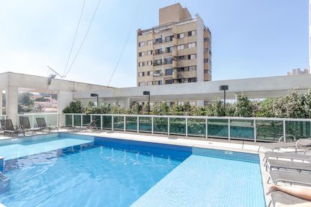 Piscina de kitnet/studio à venda com 1 quarto, 34m² em Campo Belo, São Paulo