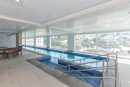 Piscina Coberta de kitnet/studio à venda com 1 quarto, 34m² em Campo Belo, São Paulo