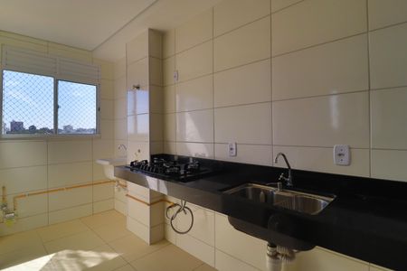 Cozinha de apartamento para alugar com 2 quartos, 49m² em Martins, Uberlândia