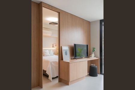 Sala de apartamento para alugar com 1 quarto, 57m² em Auxiliadora, Porto Alegre