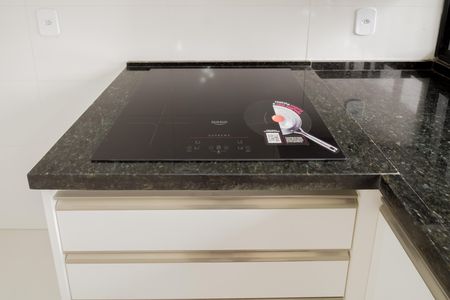 Cozinha de apartamento para alugar com 1 quarto, 34m² em Vila Esperança, São Paulo
