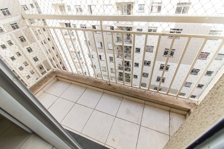 Varanda da sala de apartamento à venda com 2 quartos, 49m² em Vila Nova Curuca, São Paulo