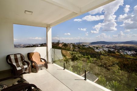Varanda da Suíte de casa à venda com 3 quartos, 776m² em Tropical, Contagem