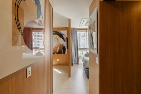 Studio para alugar com 38m², 1 quarto e sem vaga Studio para alugar com 38m², 1 quarto e sem vagaEntrada