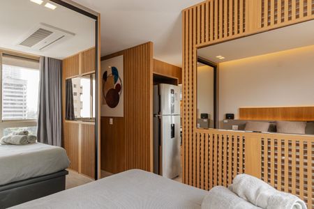 Studio para alugar com 38m², 1 quarto e sem vaga Studio para alugar com 38m², 1 quarto e sem vagaQuarto