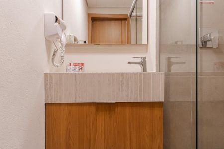 Studio para alugar com 38m², 1 quarto e sem vaga Studio para alugar com 38m², 1 quarto e sem vagaBanheiro