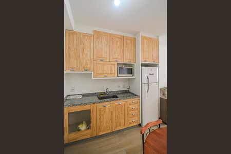 Cozinha de apartamento para alugar com 1 quarto, 39m² em Vila Angelina, São Bernardo do Campo