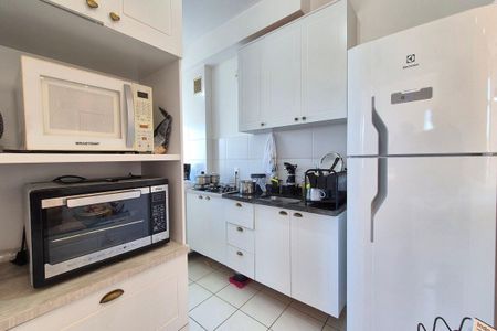 Cozinha de apartamento à venda com 2 quartos, 42m² em Fazenda Lagoa, Campinas