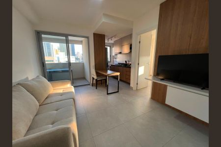 Sala de apartamento à venda com 1 quarto, 40m² em Barro Preto, Belo Horizonte