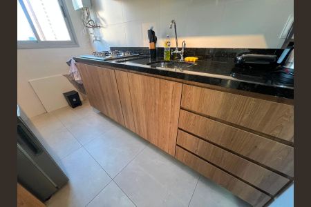 Cozinha de apartamento à venda com 1 quarto, 40m² em Barro Preto, Belo Horizonte