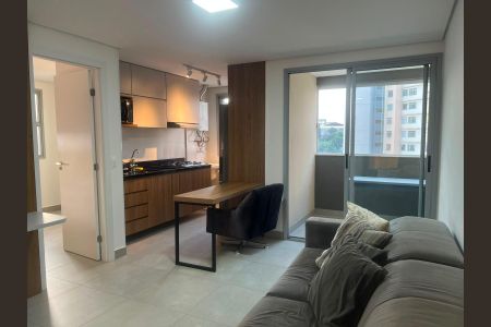 Sala de apartamento à venda com 1 quarto, 40m² em Barro Preto, Belo Horizonte
