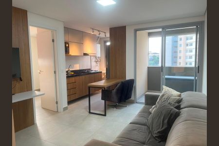 Sala de apartamento à venda com 1 quarto, 40m² em Barro Preto, Belo Horizonte