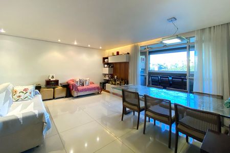 Sala de apartamento à venda com 4 quartos, 124m² em Buritis, Belo Horizonte