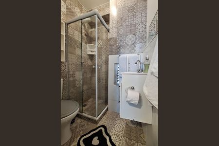 Studio para alugar com 35m², 1 quarto e sem vaga Studio para alugar com 35m², 1 quarto e sem vagaBanheiro da Suíte
