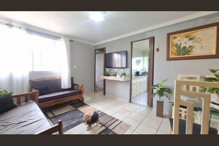 Sala de apartamento à venda com 2 quartos, 55m² em Jardim Alvorada, Santo André