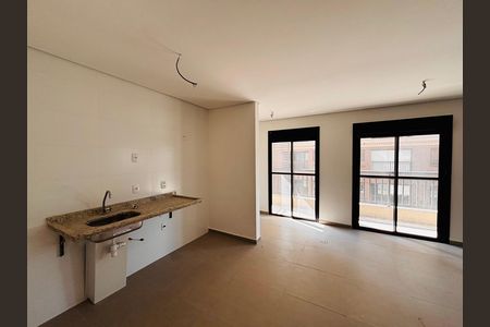 Cozinha de apartamento à venda com 1 quarto, 46m² em Empresarial 18 do Forte, Barueri