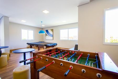 Área comum - Espaço de jogos de apartamento à venda com 2 quartos, 90m² em Vila Apiai, Santo André