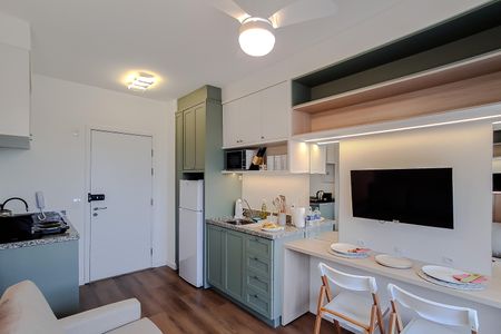 Sala de kitnet/studio para alugar com 1 quarto, 29m² em Liberdade, São Paulo