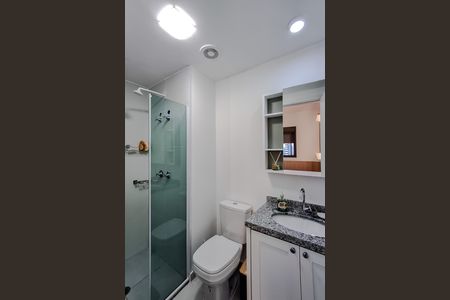Studio para alugar com 29m², 1 quarto e sem vaga Studio para alugar com 29m², 1 quarto e sem vagaBanheiro da Suíte